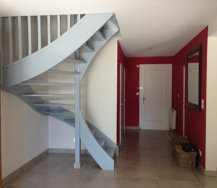 escalier 2 après peinture